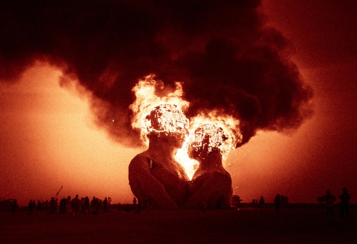 Burning Man Embrace